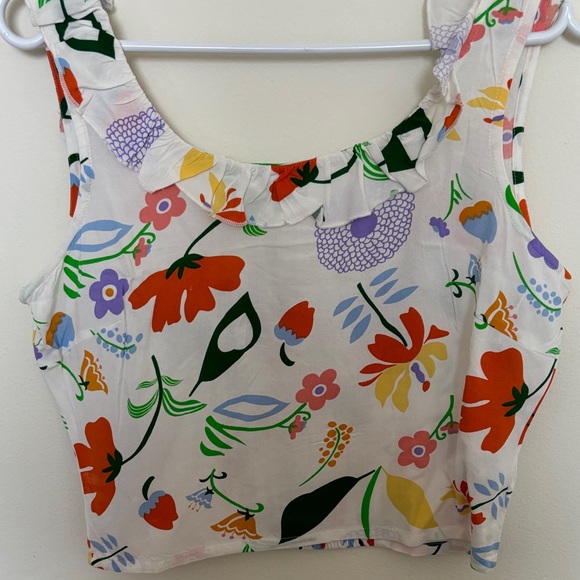 Only Multicolor Floral Tank Top - Picture 1 of 5